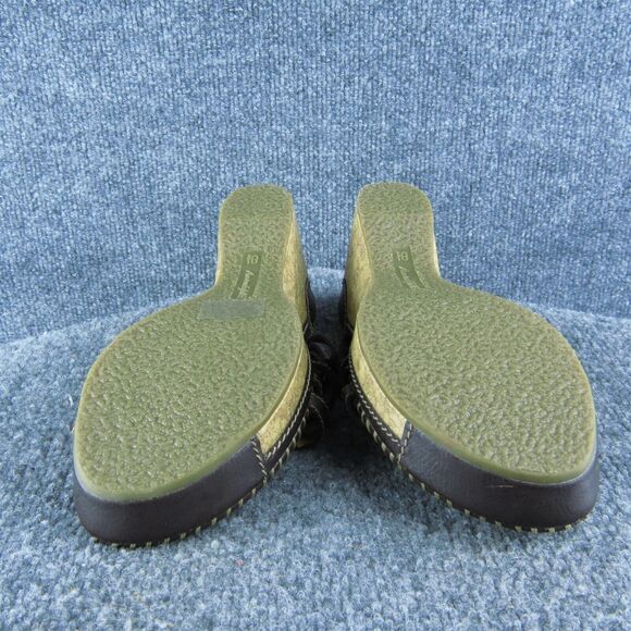 American Eagle Women Flip Flop Sandal Shoes Size 8.5 Medium Brown Synthetic - Picture 9 of 9